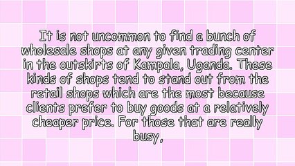 Running a Wholesale Shop to Make a Living