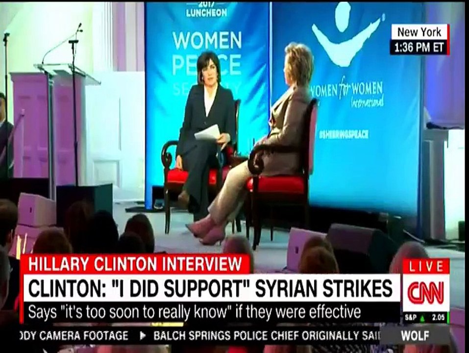 'I'm Back' Hillary Clinton CNN Town Hall Interview with Christiane Amanpour May 2 2017 (full)