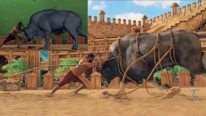 Bahubali VFX: Bull Fight Scene with Rana 🎬