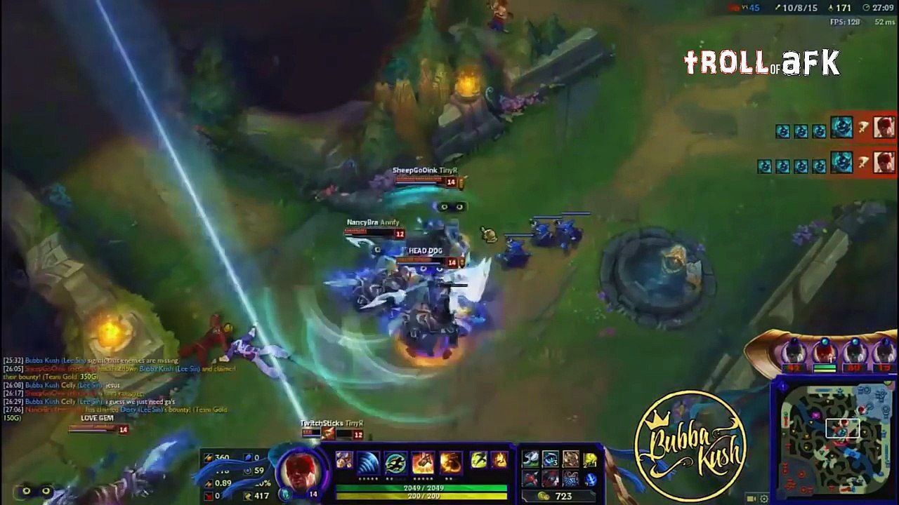 Bubba Kush Lee Sin Montage - Lee Sin Montage #18 - league of legends(000258.465-000332.958)