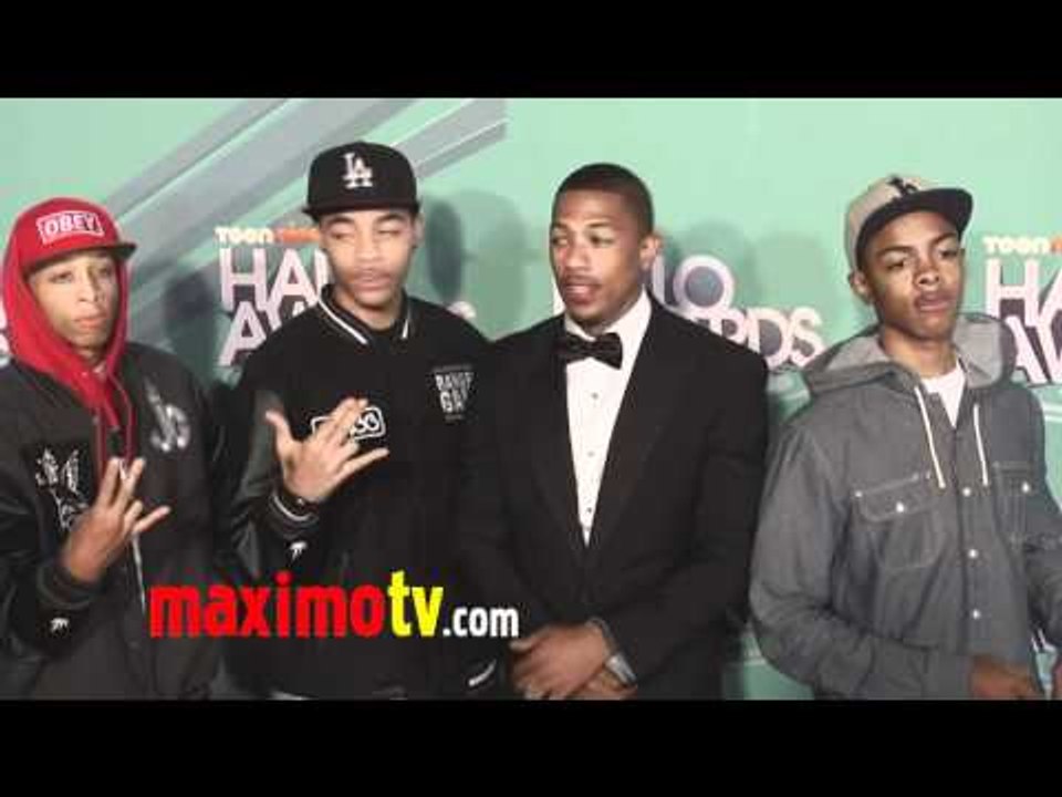 The Rangers & Nick Cannon at 2011 TeenNick HALO Awards Arrivals