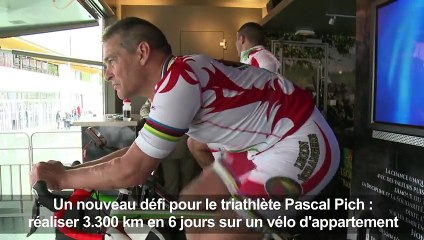 Record de distance sur un vélo d'appartement