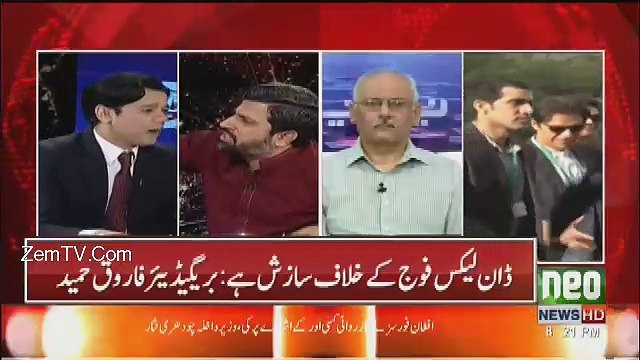 Fayyaz Ul Hassan Chohan Using Harsh Words For Akbar Babar...