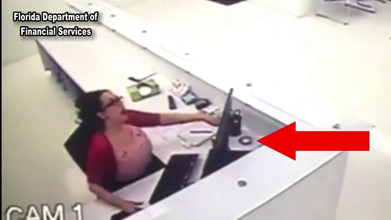 Elle simule un accident de travail mais la caméra de surveillance enregistre tout