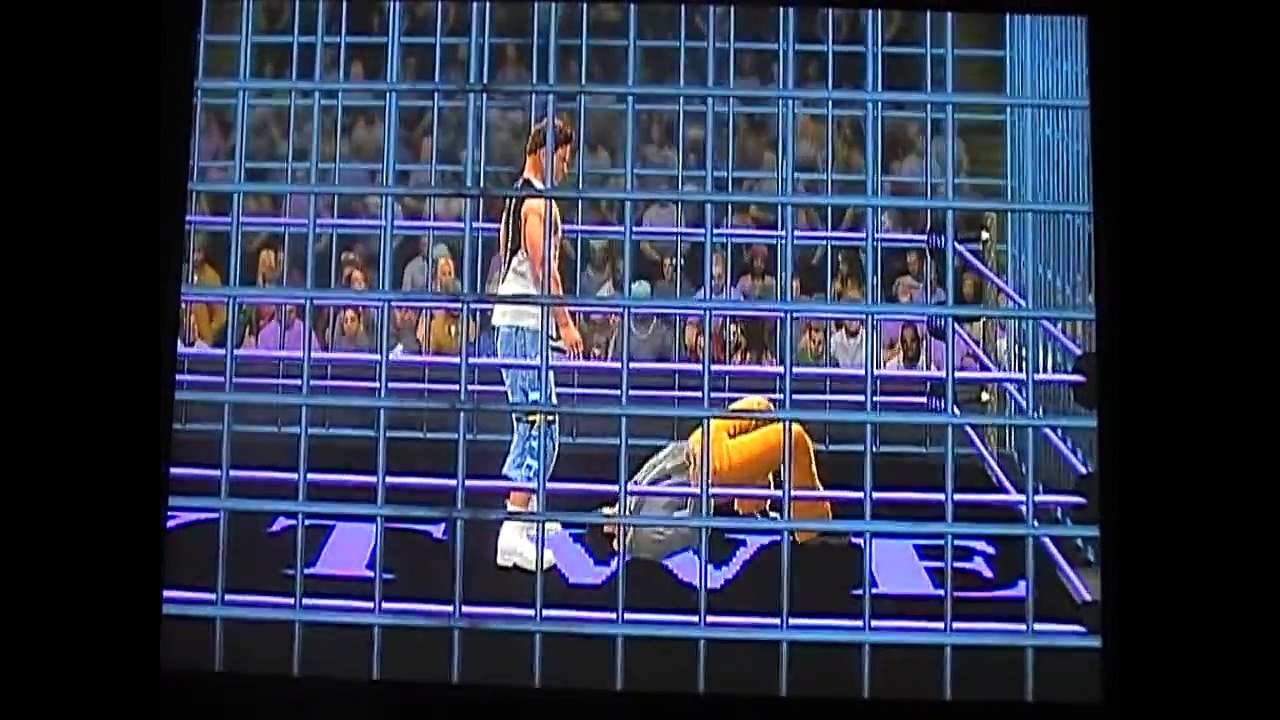 YTWE Championship match, Mr DOVITO VS Professor Britwigger in a Steel Cage.