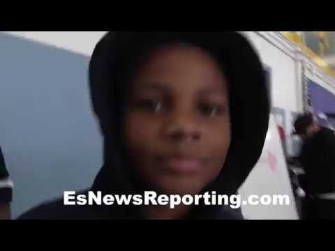 TBE and dollar sign haircut TMT Famous J - EsNews Boxing
