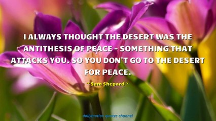Sam Shepard Quotes #1