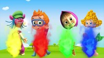 Colors for Children to Learn with Wrong Heads Masha, bubble guppies DreamWorks Trolls The Bad Baby