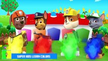 Colors for Children to Learn with Wrong Heads Paw Patrol Dreamworks Trolls bad baby _ Finger Family