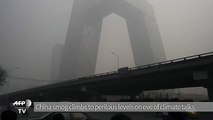 China smog climbs to perilous levels on eve of climlks