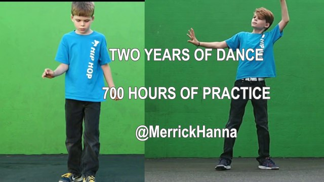 Il danse comme un pro en 2 ans d'entraînements !