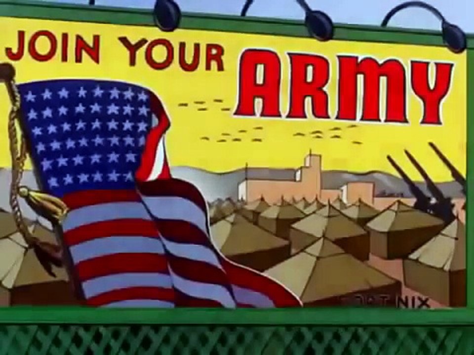 Bugs bunny "Un repaso al ejercito"