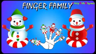 Snow Man Christmas Cartoon Finger Family Song _ Snowman F