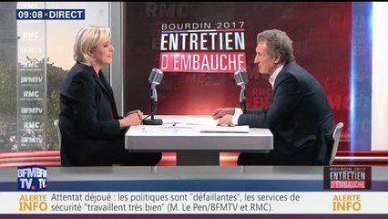 Marine Le Pen revient sur le départ "brutal" de sa mère