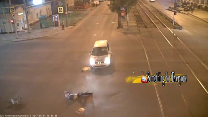 A Car Hitting a Cyclist | Serious Traffic Accident