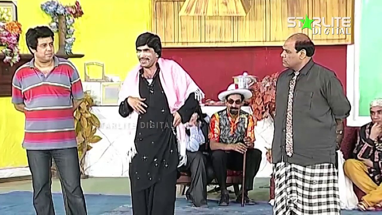 Best Of Agha Majid and Sajan Abbas New Pakistani Stage Drama Full Comedy Clip