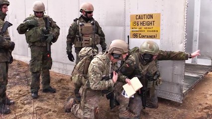 Tactical Air Control Party (TACP) Calls In A-10 & F-16 For Close Air Support