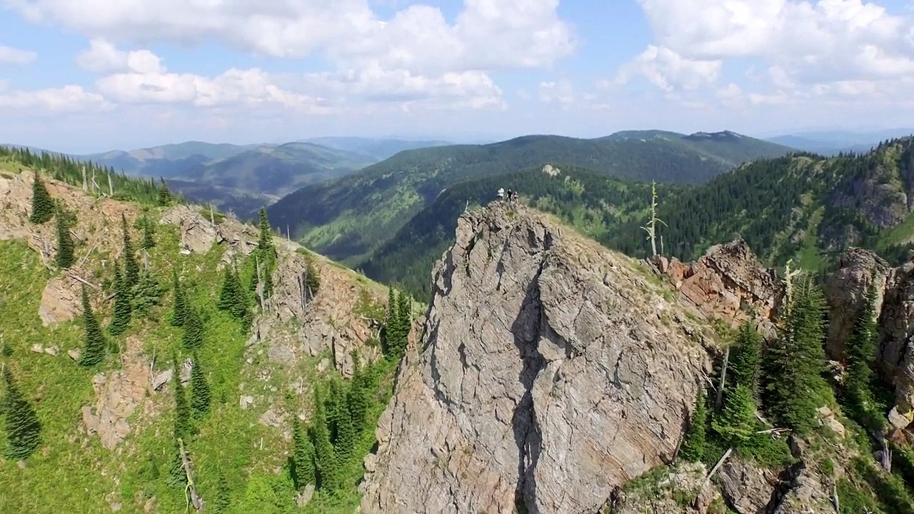 Aerial footage captures surreal Idaho landscape