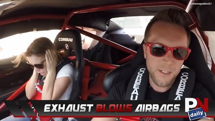 A Camaro ZL1 Exhaust System So Loud It Blows The Airbag