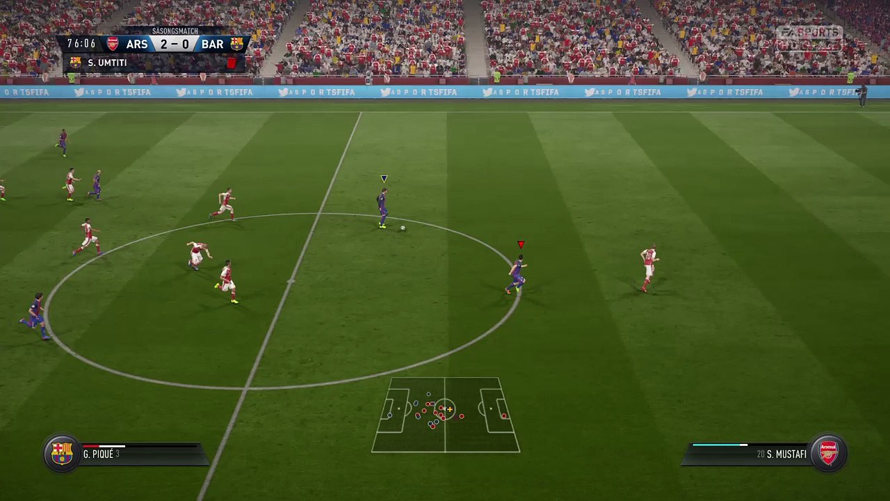 FIFA 17 - Pique Solo Goal