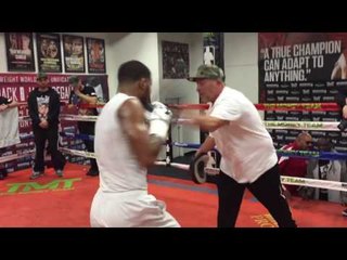Badou jack killing the mitts
