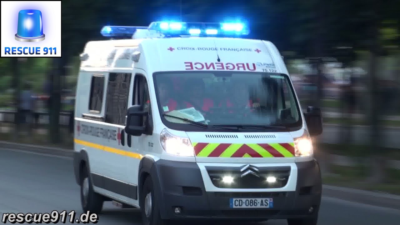 [Paris] VPSP Croix Blanche / Croix Rouge / Protection Civile (compilation)