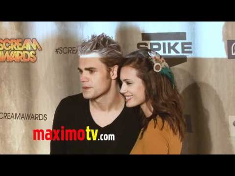 Paul Wesley and Torrey DeVitto Spike TV's 2011 Scream Awards Arrivals