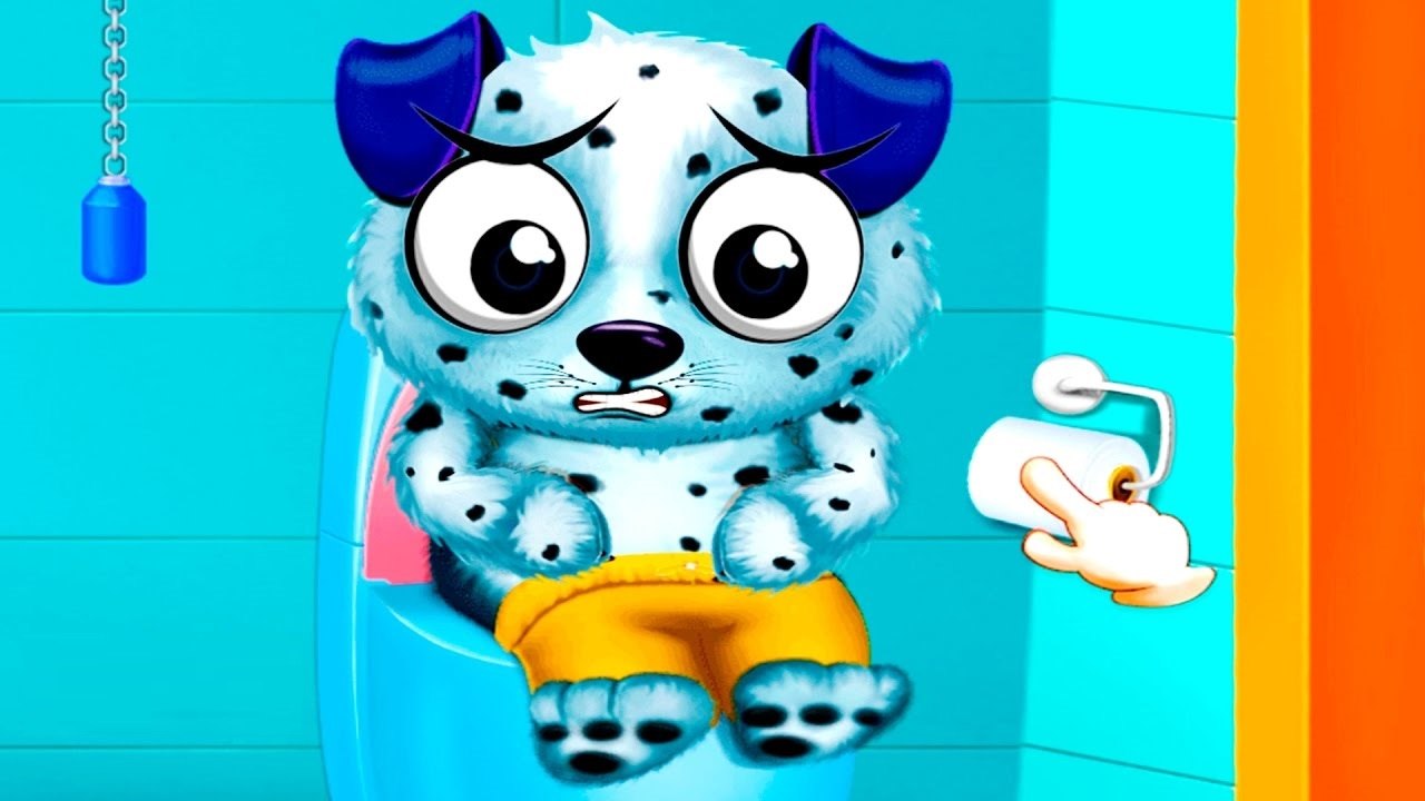 Fun Pet Care Kids Game | Toilet, Bath time, Playtime with Puppy Playhouse Dog Daycare | Fun kids games