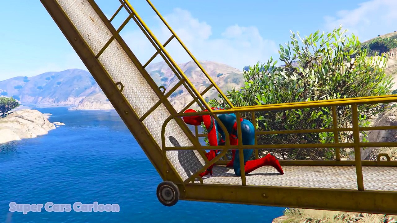 Spidermans LAST JUMP! Mickey mouse in Danger! + Police Hulk. New Superhero Cartoon