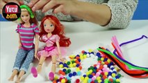 Barbie ve Oyuncak Bebekler için Kulaklık ve Taç Yapımı | Kendin Yap | Yutubum