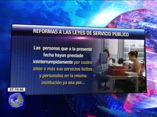 Asamblea Nacional aprobó reformas a las leyes del Servicio Público