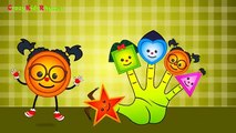 Shapes Cartoon Finger Family Rhyme for Children _ Dady Song