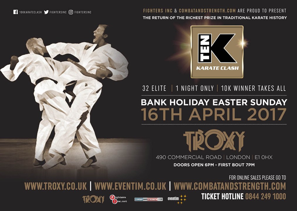 The 10K Karate Clash | 32 Elite Karateka | £10,000 | Winner Takes All!