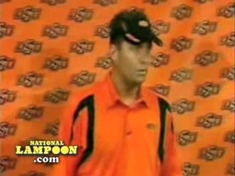 Mike Gundy Press Conference Coors Light Ad