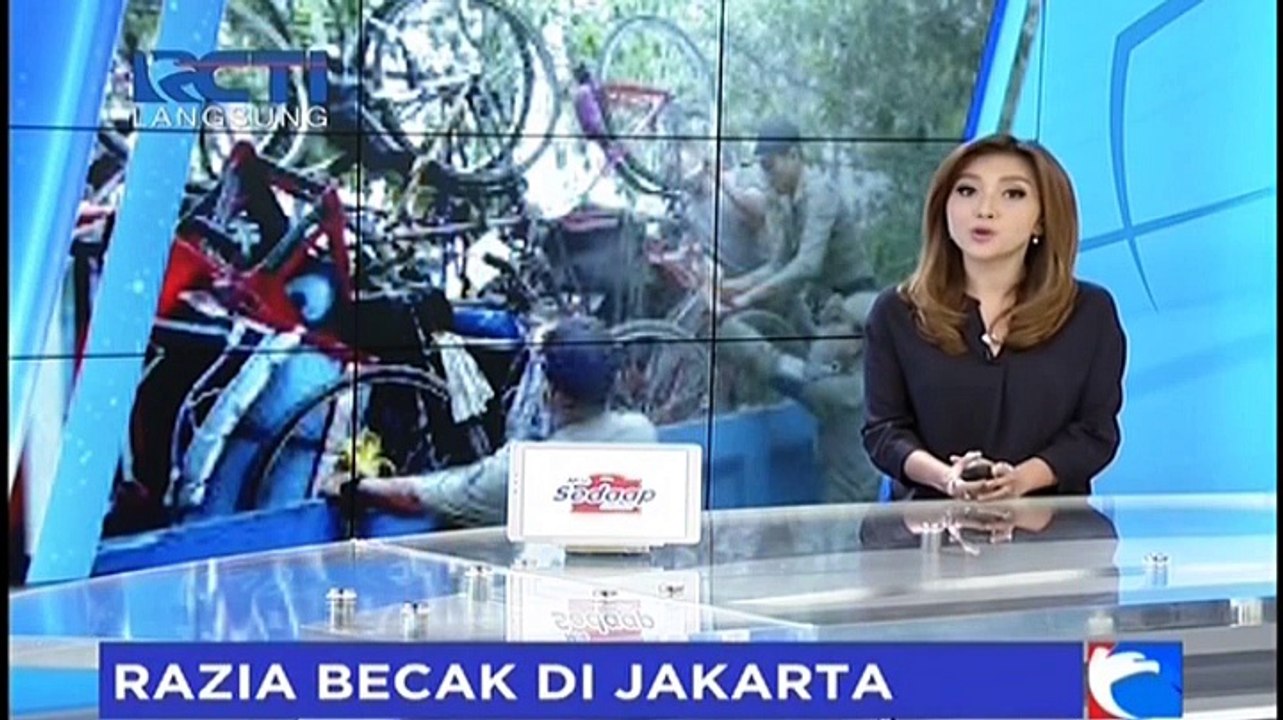 Masih Nekat Beroperasi, Belasan Becak di Johar Baru Diangkut Satpol PP