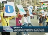 Diversos sectores de Venezuela expresan su apoyo a la Constituyente