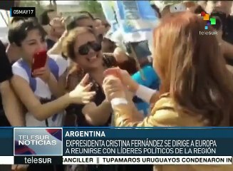 Cristina Fernández viajará a Europa invitada por líderes políticos