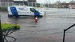 Heavy Rain Triggers Street Flooding in Northern New Jersey