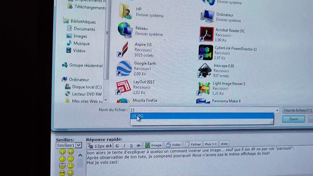 TUTO INSERTION IMAGE FORUM (pd11 mpeg-4 1920x1080 25p 13Mbps pal)