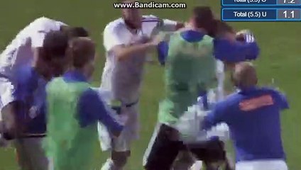 Clermont Foot 2-3 Bourg en Bresse but Lakdar Boussaba - 05.05.2017