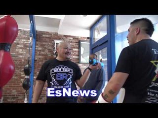 (FUNNY) Andre Berto In Camp With Brandon Rios EsNews Boxing