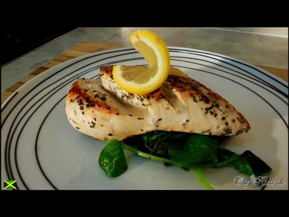Pan Fried Chicken without oil and butter - good and  healthy dinner recipe