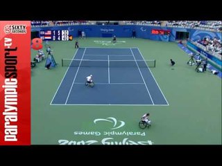 Wheelchair Tennis Doubles Mixed USA vs. NED - Beijing 2008 ParalympicGames