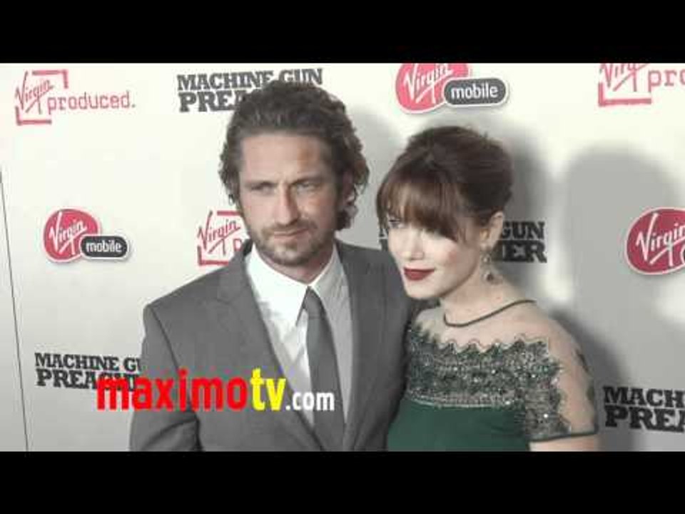 Gerard Butler & Michelle Monaghan at "Machine Gun Preacher" Los Angeles Premiere Arrivals
