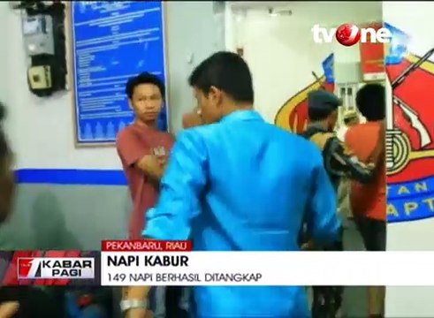 Kabur dari Lapas, 149 Narapidana Berhasil Ditangkap
