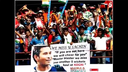AWESOME PLACARDS ON SACHIN TENDULKAR IN CRICKET GROUNDS ACROSS WORLD!!!!