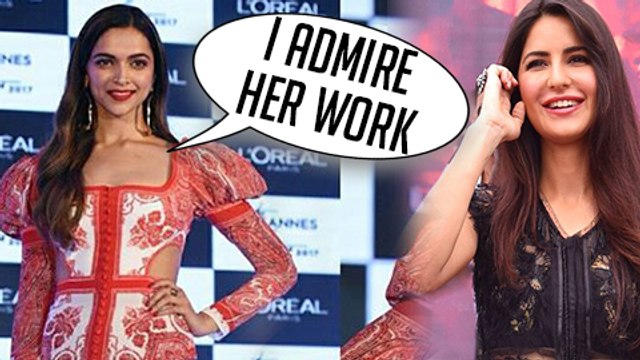 Deepika Padukone SWEETEST Words For Katrina Kaif At Loreal Cannes 2017 Launch