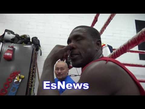 Amir Khan Tells Andre Berto He Will Put Kell Brook In His PLACE! EsNews Boxing