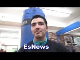 EPIC! Funny Gym Reaction To Ronda Rousey Beating Up Floyd Mayweather Question EsNews Boxing