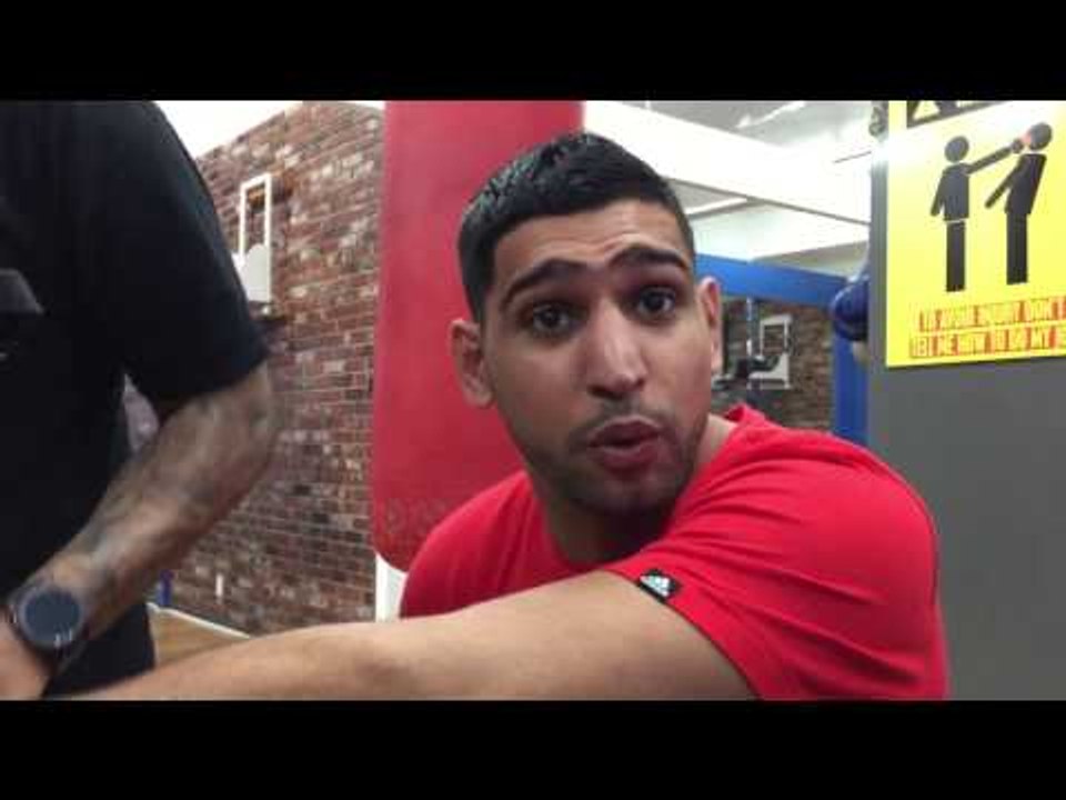 Amir khan on Canelo vs Chavez jr says canelo beats ggg talks kell brook  esnews boxing